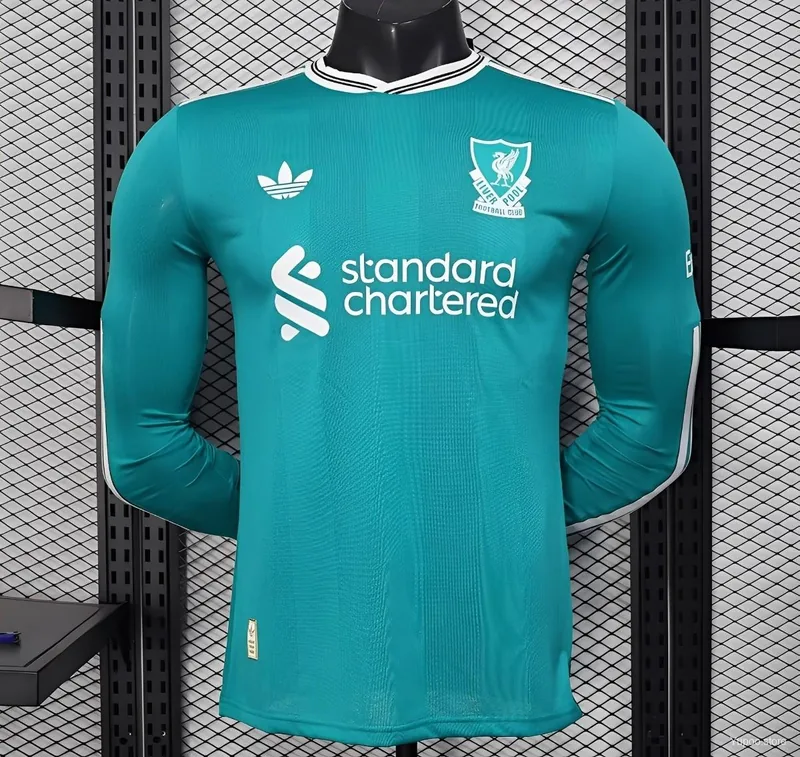 Camiseta Liverpool 2025/26 TERCERA MANGA LARGA VERSION JUGADOR